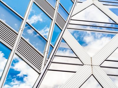 High-rise buildings and blue sky - Shinjuku, Tokyo, Japan